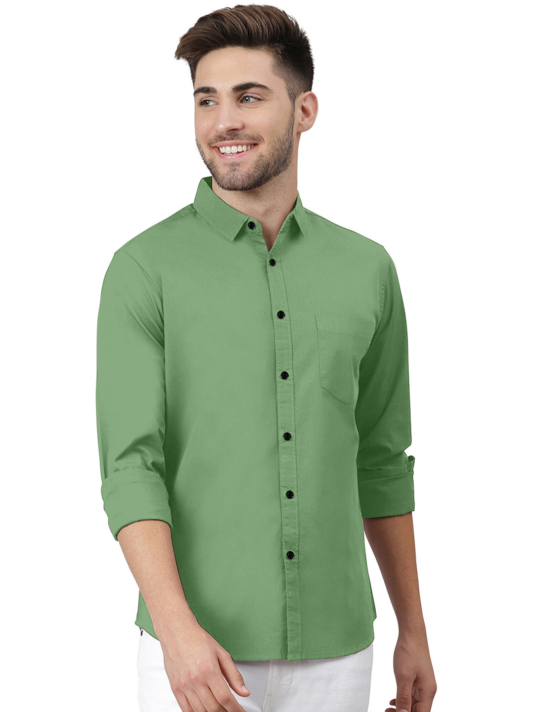 KHUSHI CREATION Men Slim Fit Casual Shirt