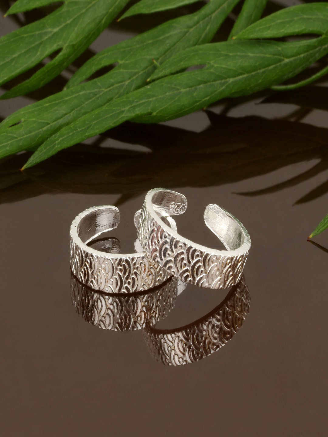 Silver Chest 925 Sterling Silver Toe Rings