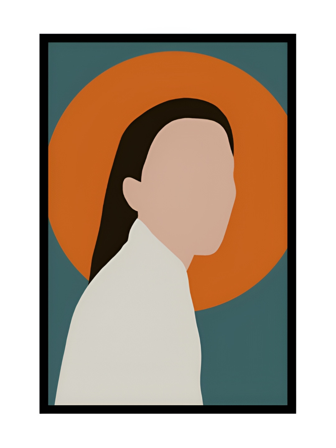 AbhiKalpya Art Studio-Get a vibe Sunkissed Girl Wood Wall Rectangle Paintings Wall Art