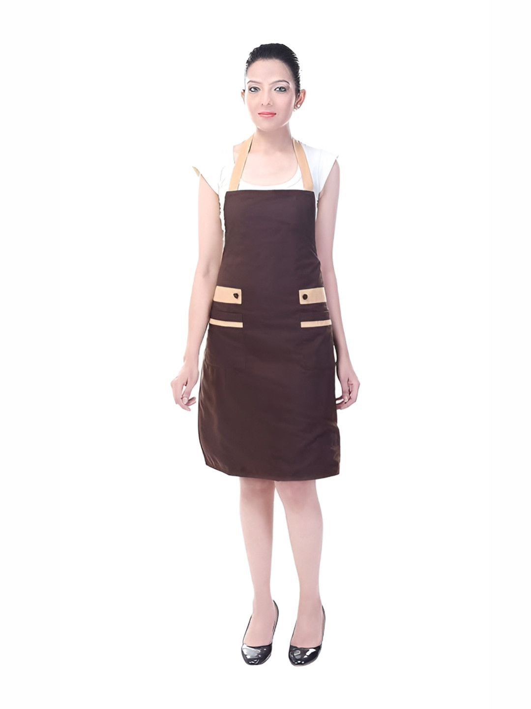 SWITCHON Brown & Beige Water Resistance Apron