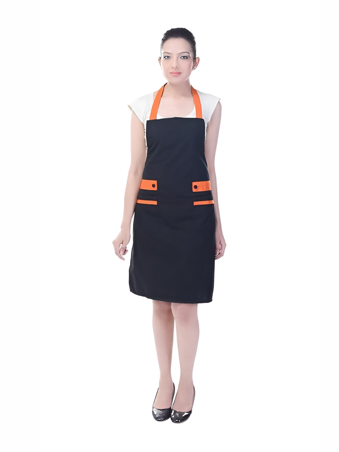 SWITCHON Orange Coloured & Black Water Resistance Apron