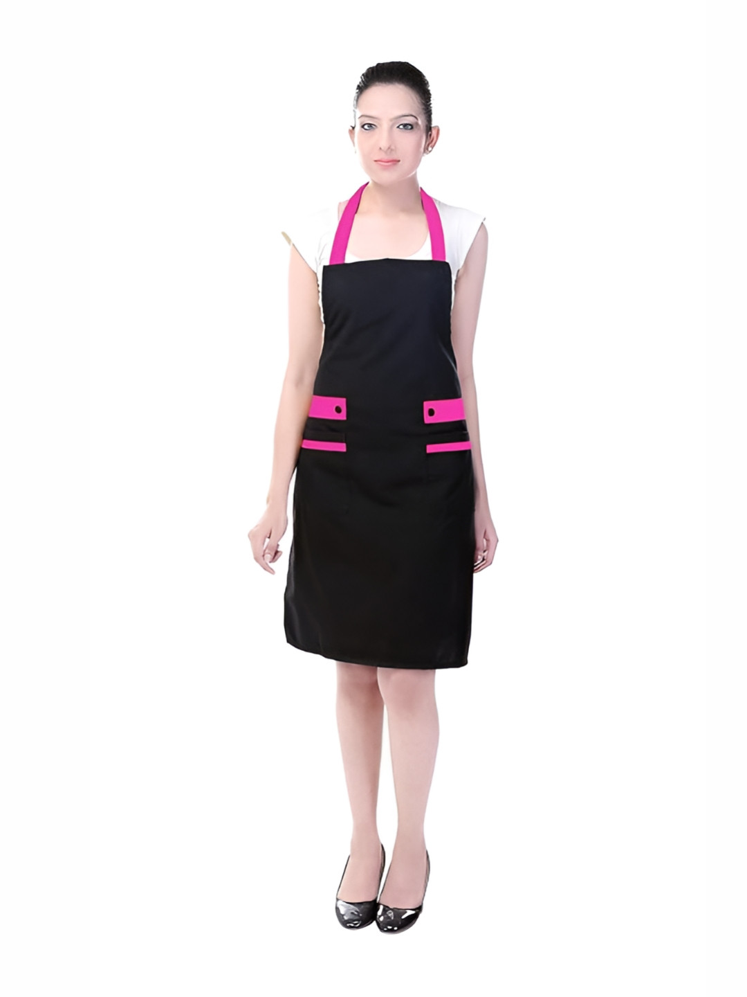 SWITCHON Pink & Black Water Resistance Apron