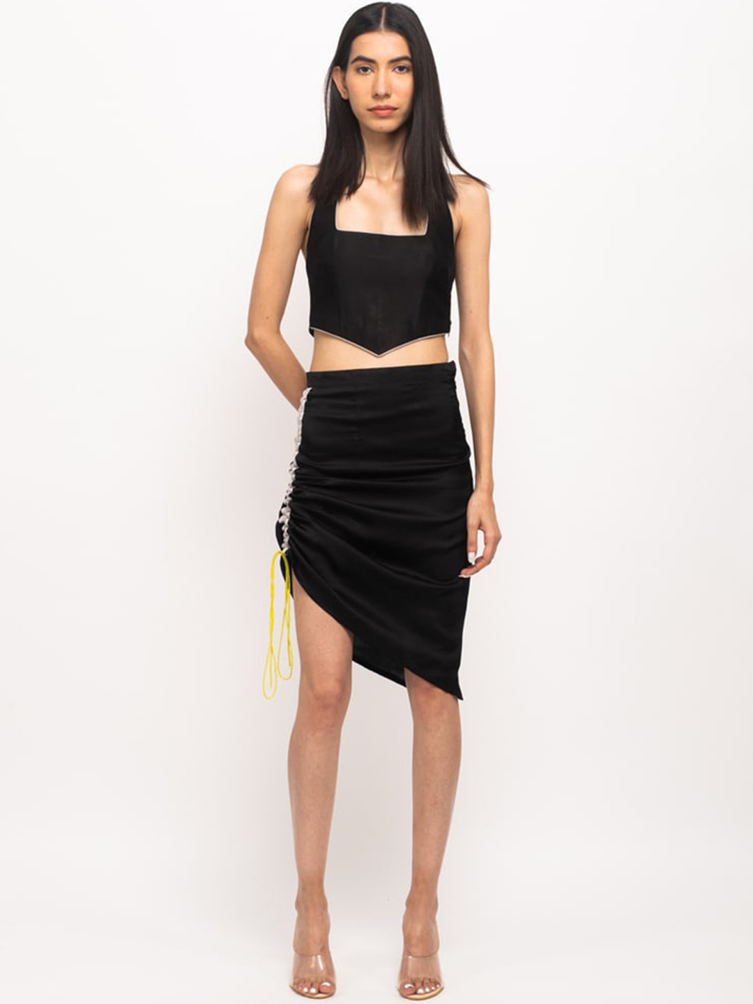 Neora Sleeveless Crop Top & Skirt Co-Ord Set