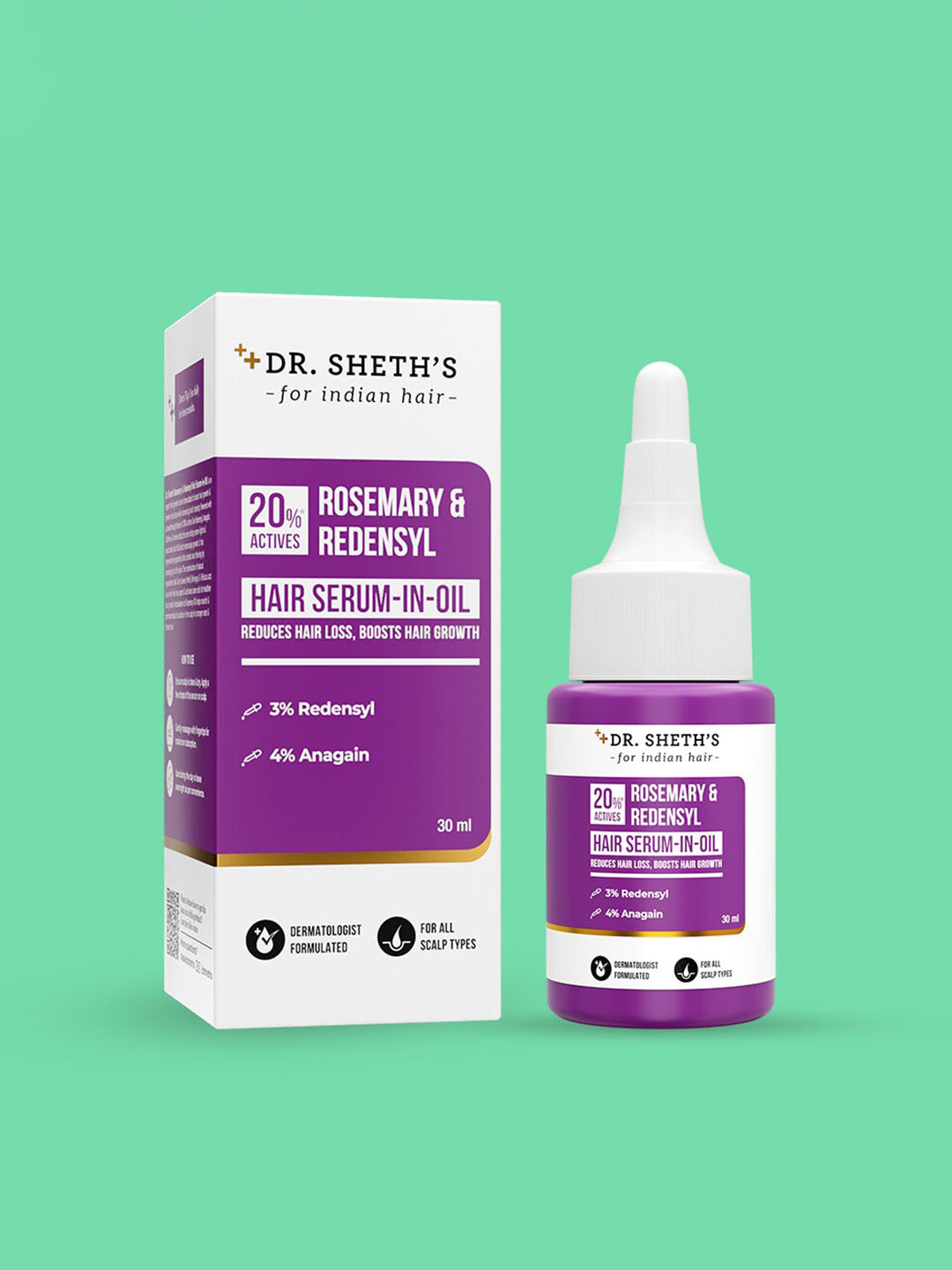 DR. SHETHS Rosemary & Redensyl Hair Serum In Oil - 30ml