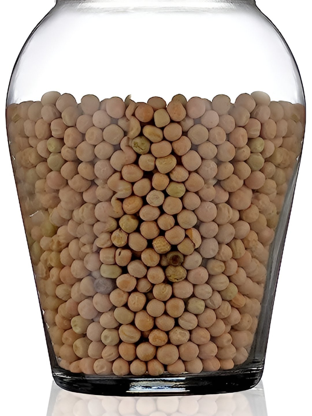 Coozico Adhunyk Transparent Glass Dishwasher Safe Screw Top Jar-1L