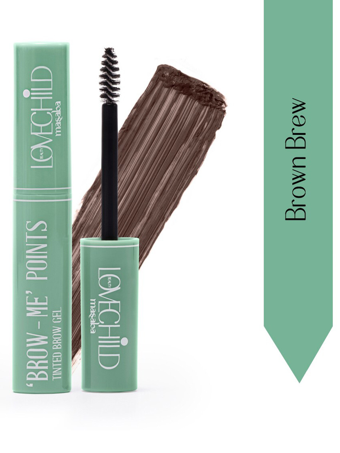 Lovechild Masaba Brow-Me Points Tinted Brow Gel - 5ml - Brown Brew