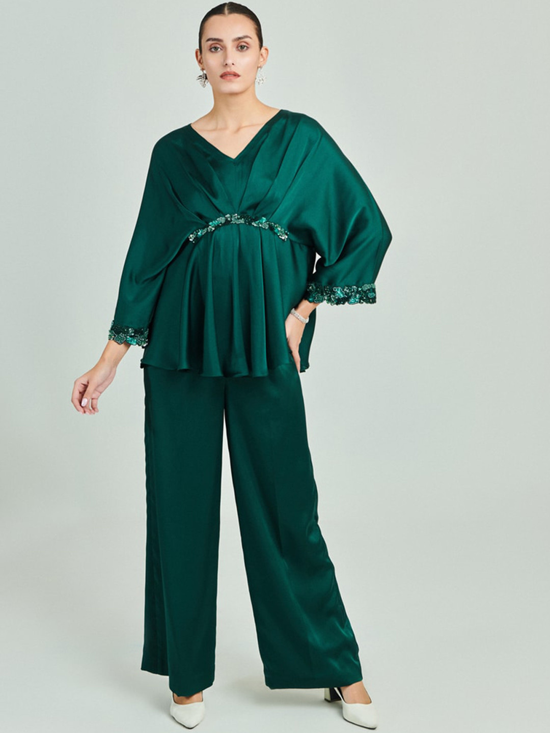 ONE KNOT ONE Top With Palazzo Co-Ords