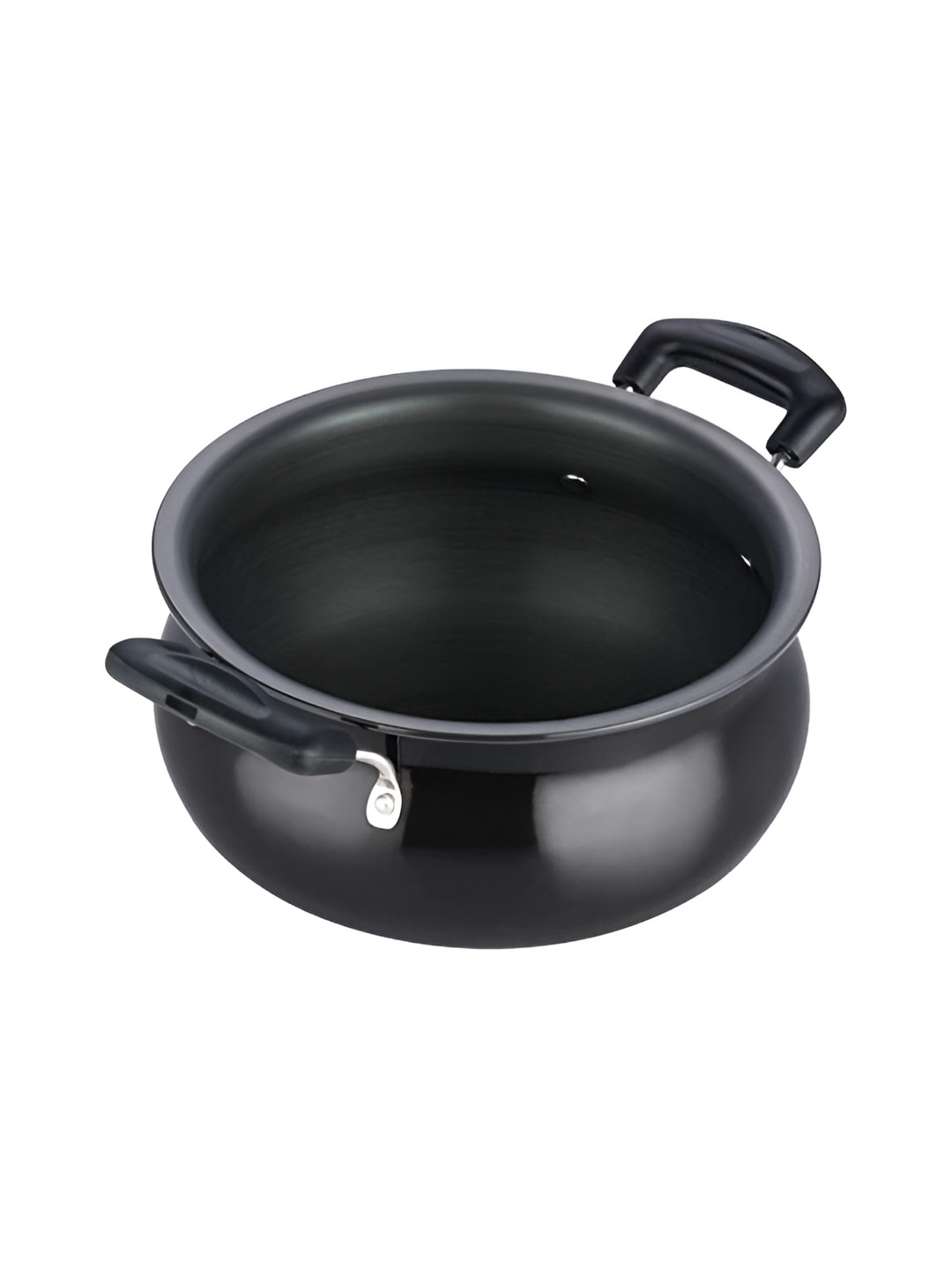 NIRLON Black Aluminium Dishwasher Safe Handi 1.4 Ltr