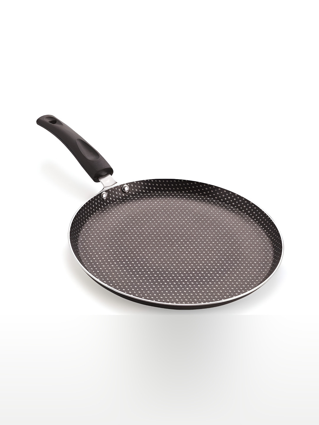 NIRLON Black Gas Compatible Aluminum Non Stick Flat Tawa