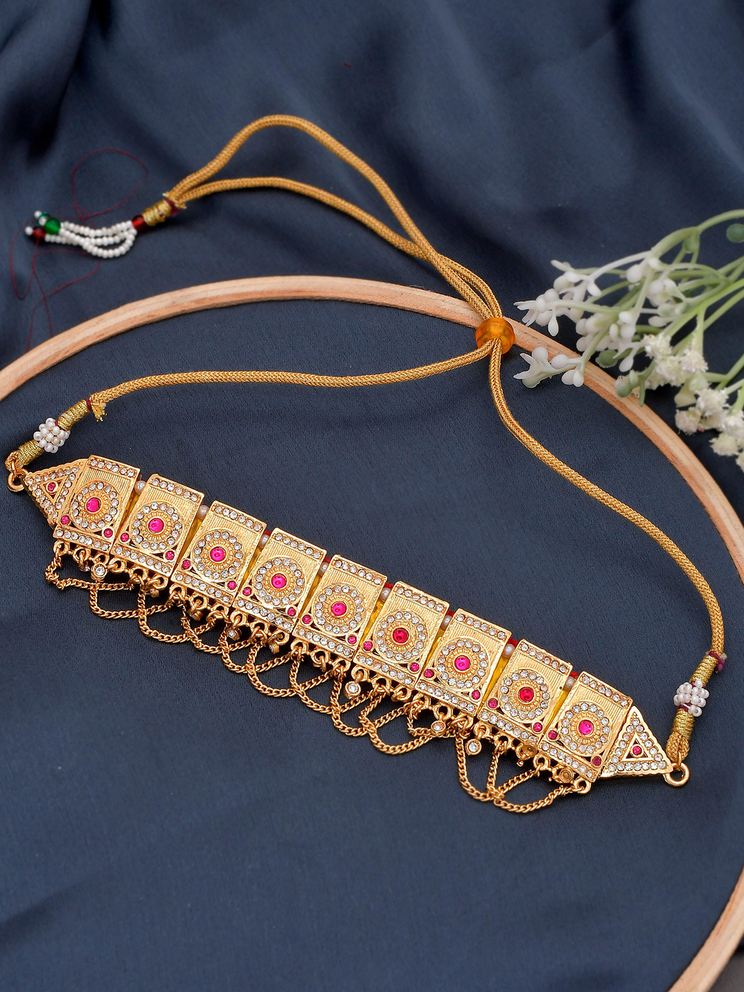 Silvermerc Designs Copper Gold-Plated Choker Necklace