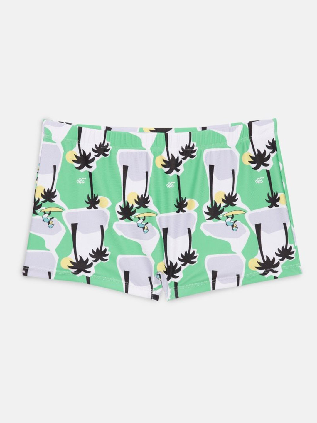 The Mom Store Boys Printed Swim Shorts