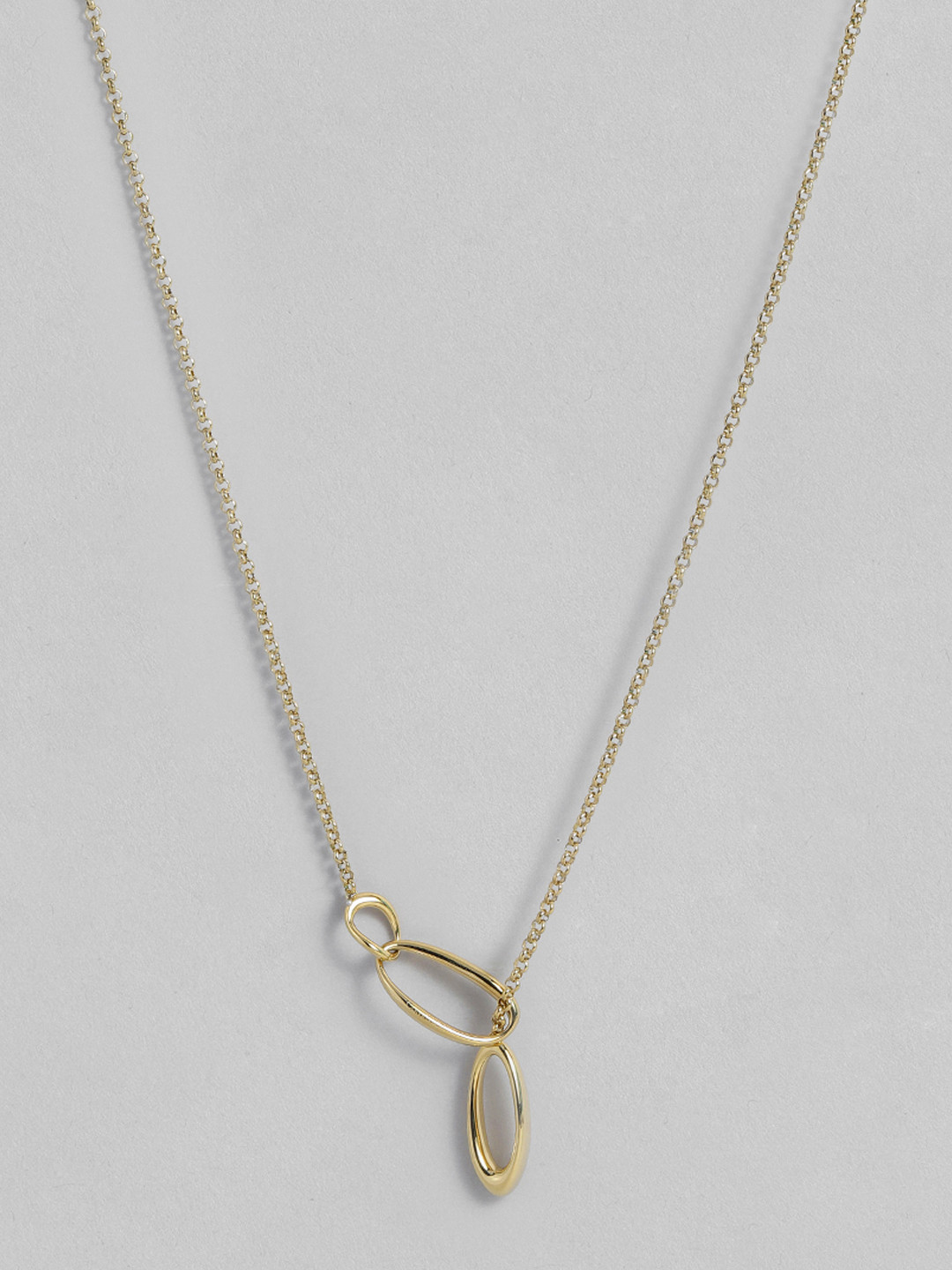 Calvin Klein Plose Brass-Plated Necklace