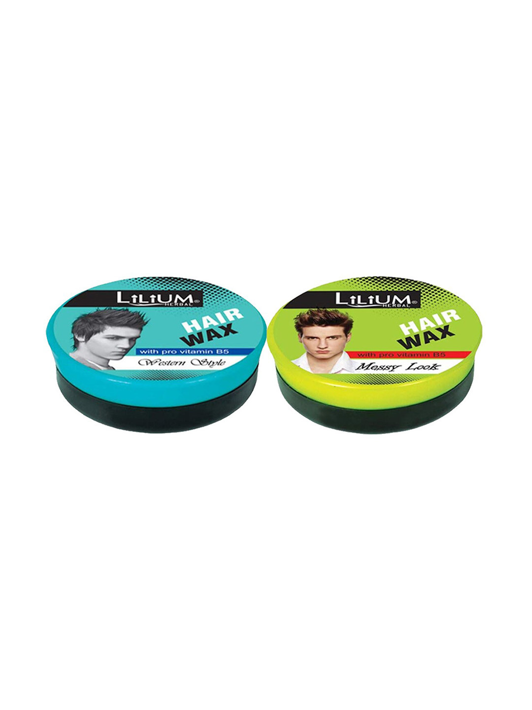 Lilium Set Of 2 Western Look Styling Hair Wax - 40 gm Each