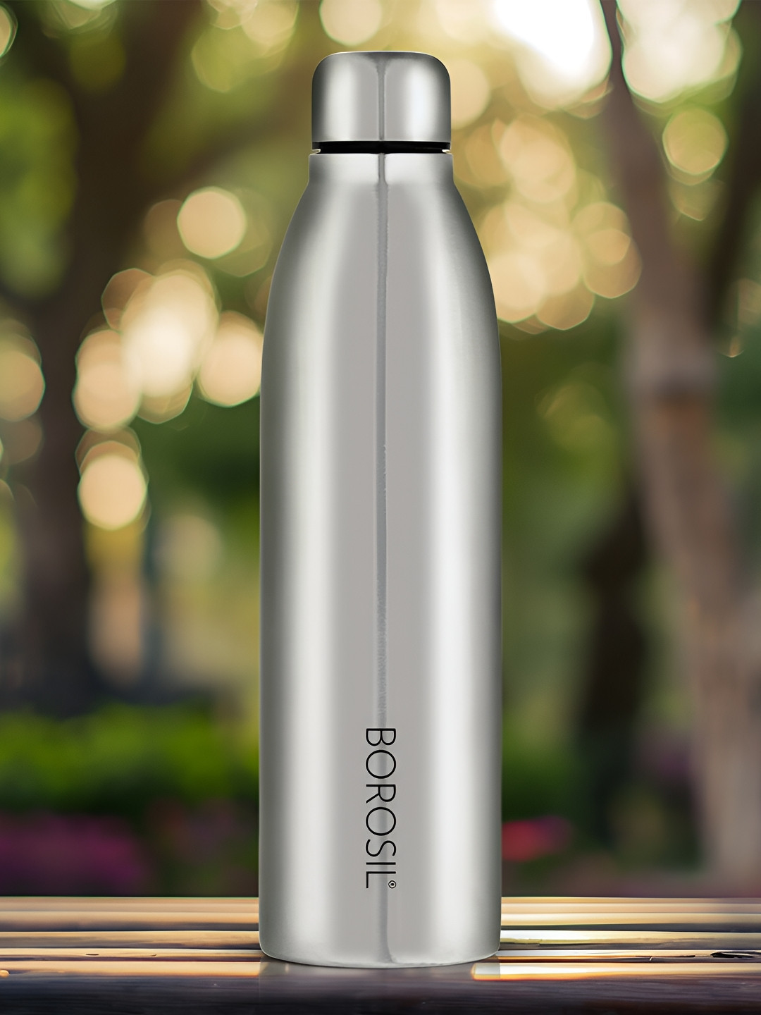 BOROSIL Steel Single Wall Vacuum Water Bottle 950 ml