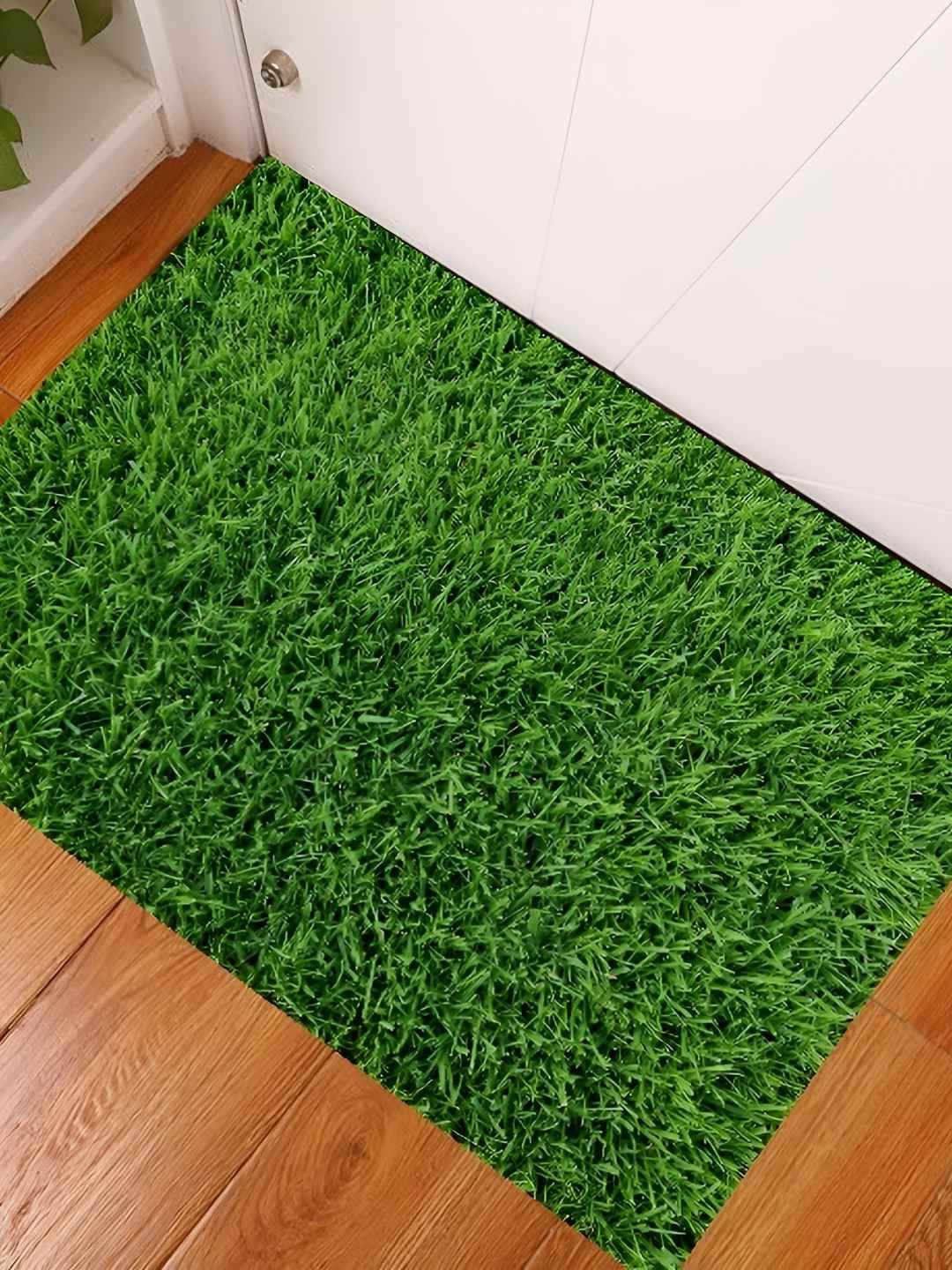 REVEXO Green Artificial Grass Door Mat