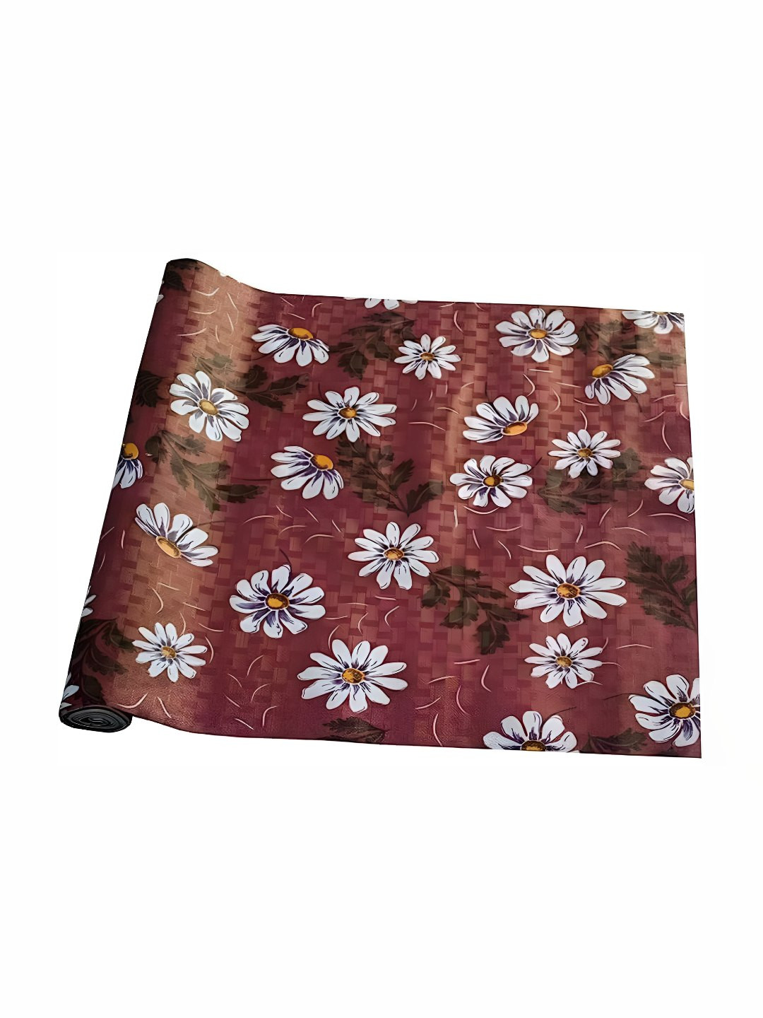 REVEXO Burgundy Printed Water-Resistant Shelf Liner