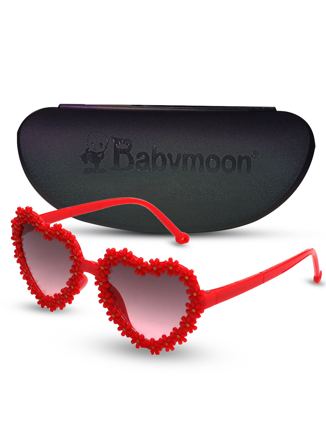Babymoon Kids Heart Style Sunglasses with UV Protected Lens