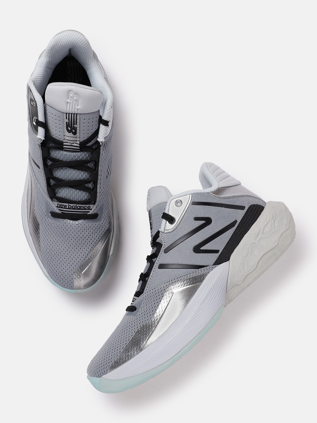 Buy New Balance Men Woven Design BB Two Way BasketBall Shoes Sports Shoes for Men 29110510 Myntra