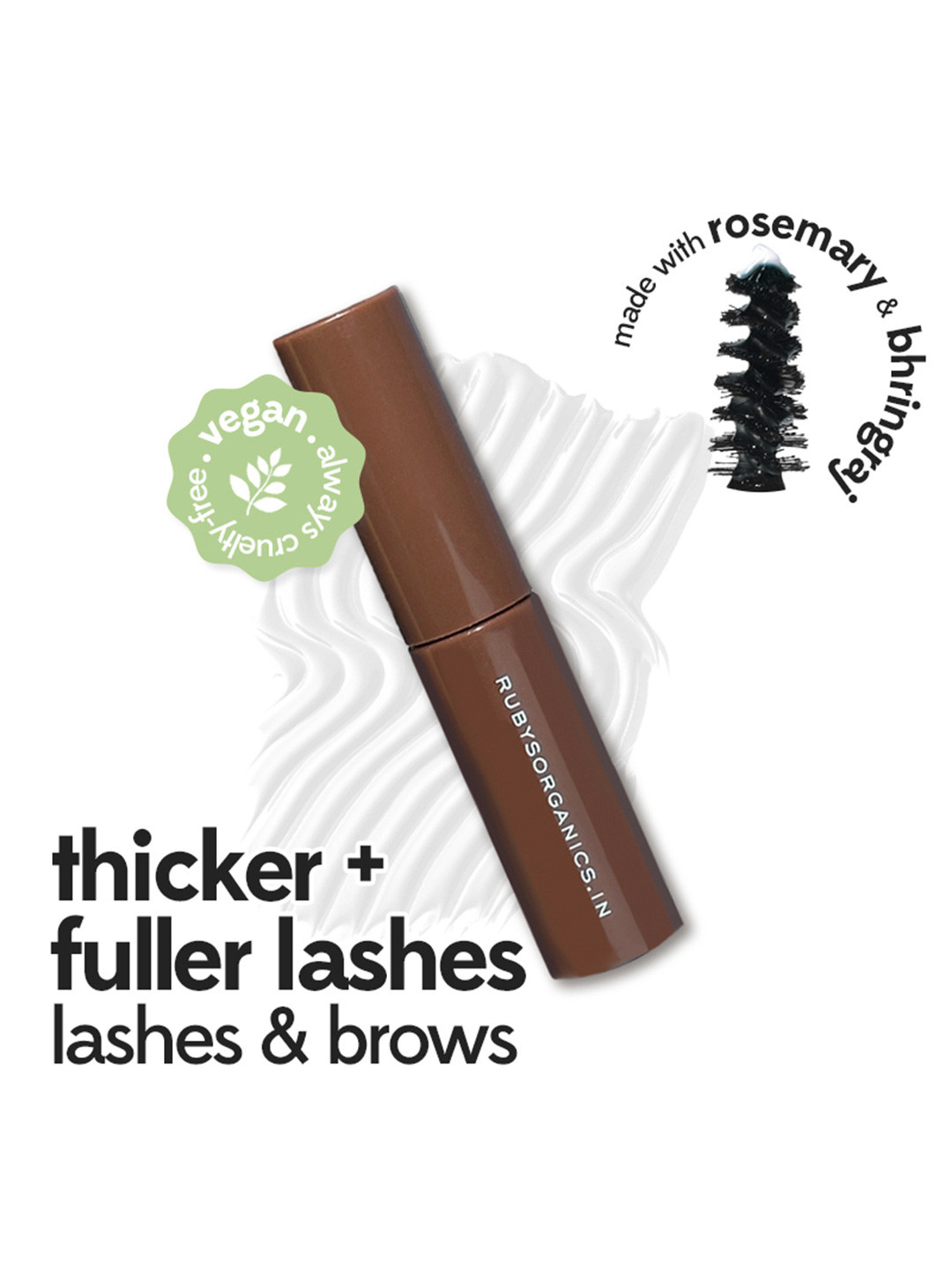 Ruby's Organics Brow & Lash Growth Oil With Rosemary Oil - 6ml