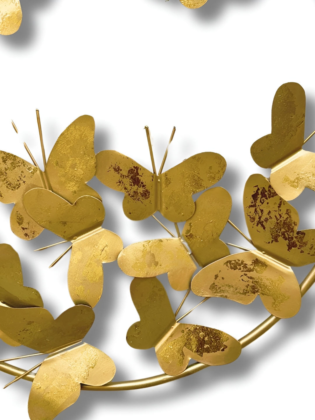 ANSHIKA INTERNATIONAL Butterfly Metal Matte Hanging Hall Wall Hangings-22In