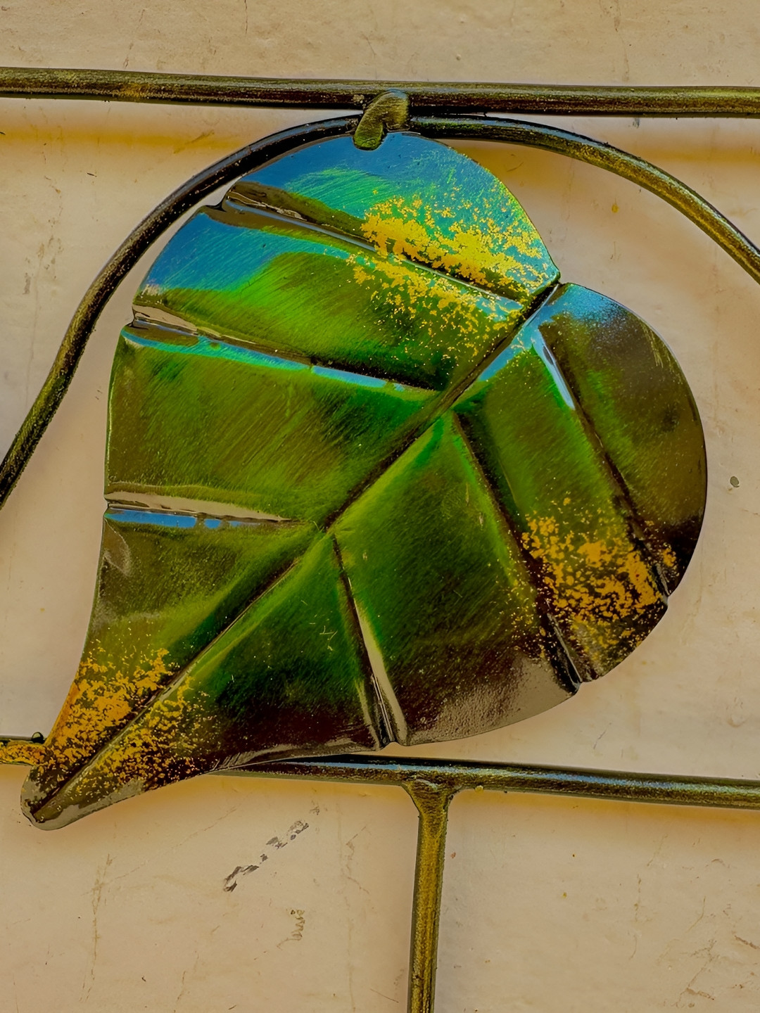 ANSHIKA INTERNATIONAL Green Leaf Design Keys Hook Wall Hangers