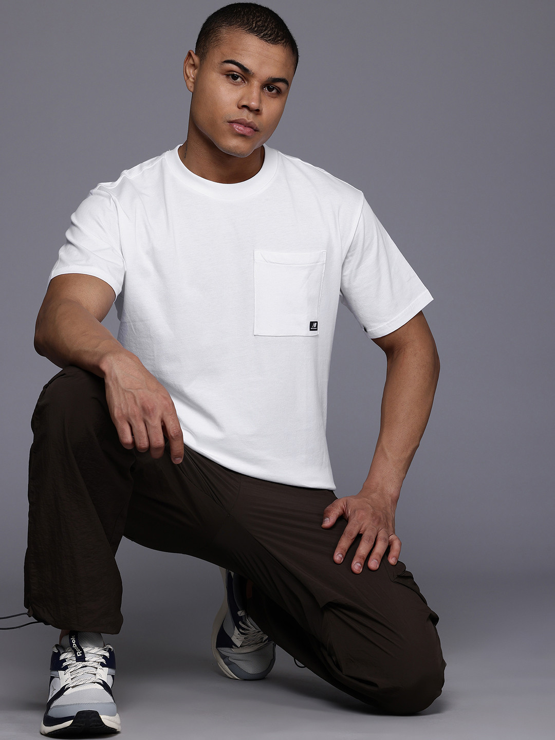 New Balance Pure Cotton Chest Pocket Detailed T-shirt