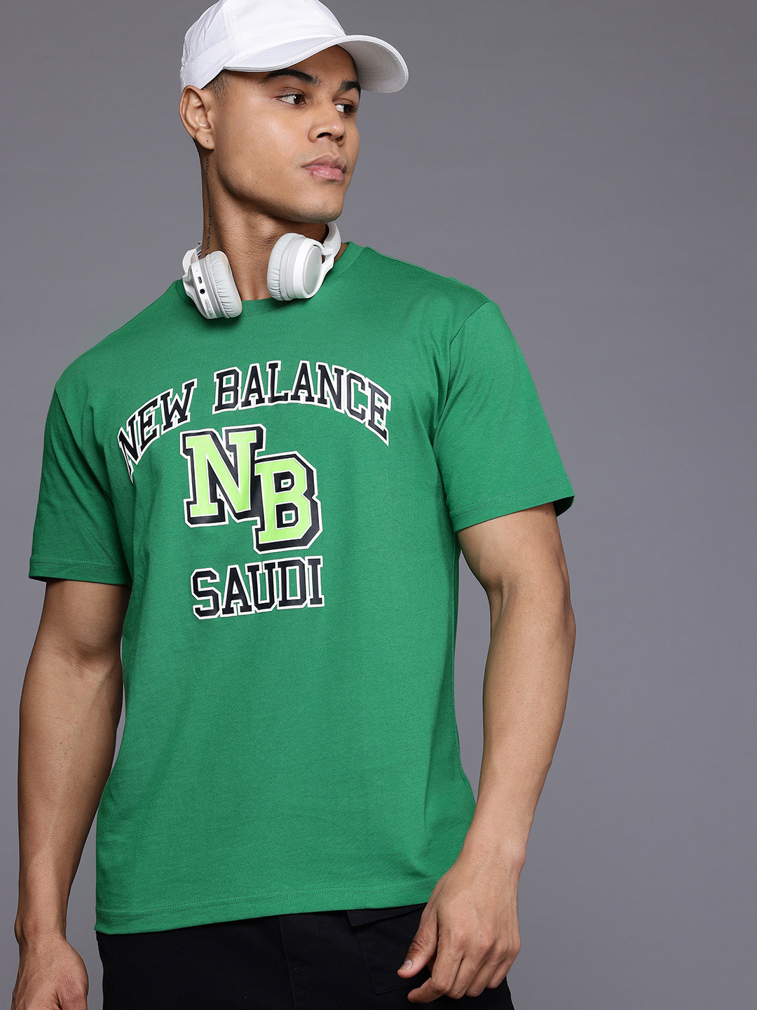 New Balance Pure Cotton Printed Varsity Tshirt