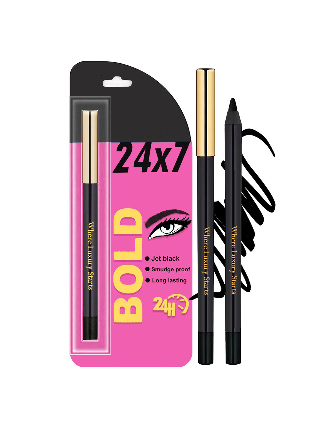 Adbeni HD Eyeliner Pen - 1.5 gm - Black