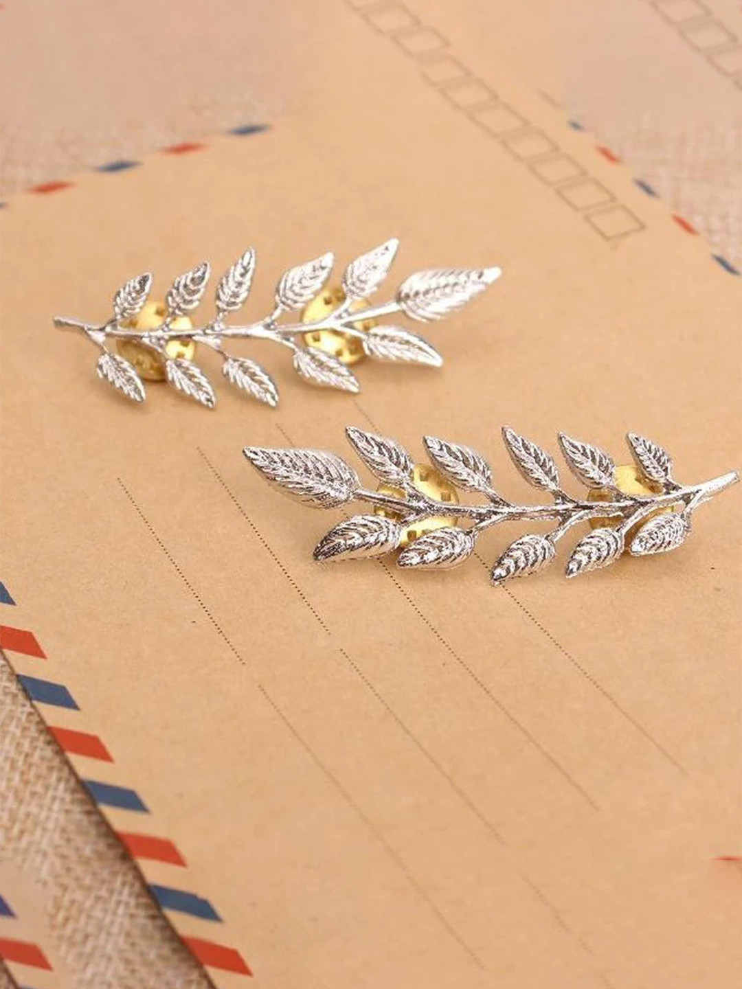 SYGA Unisex Leaf Brooch