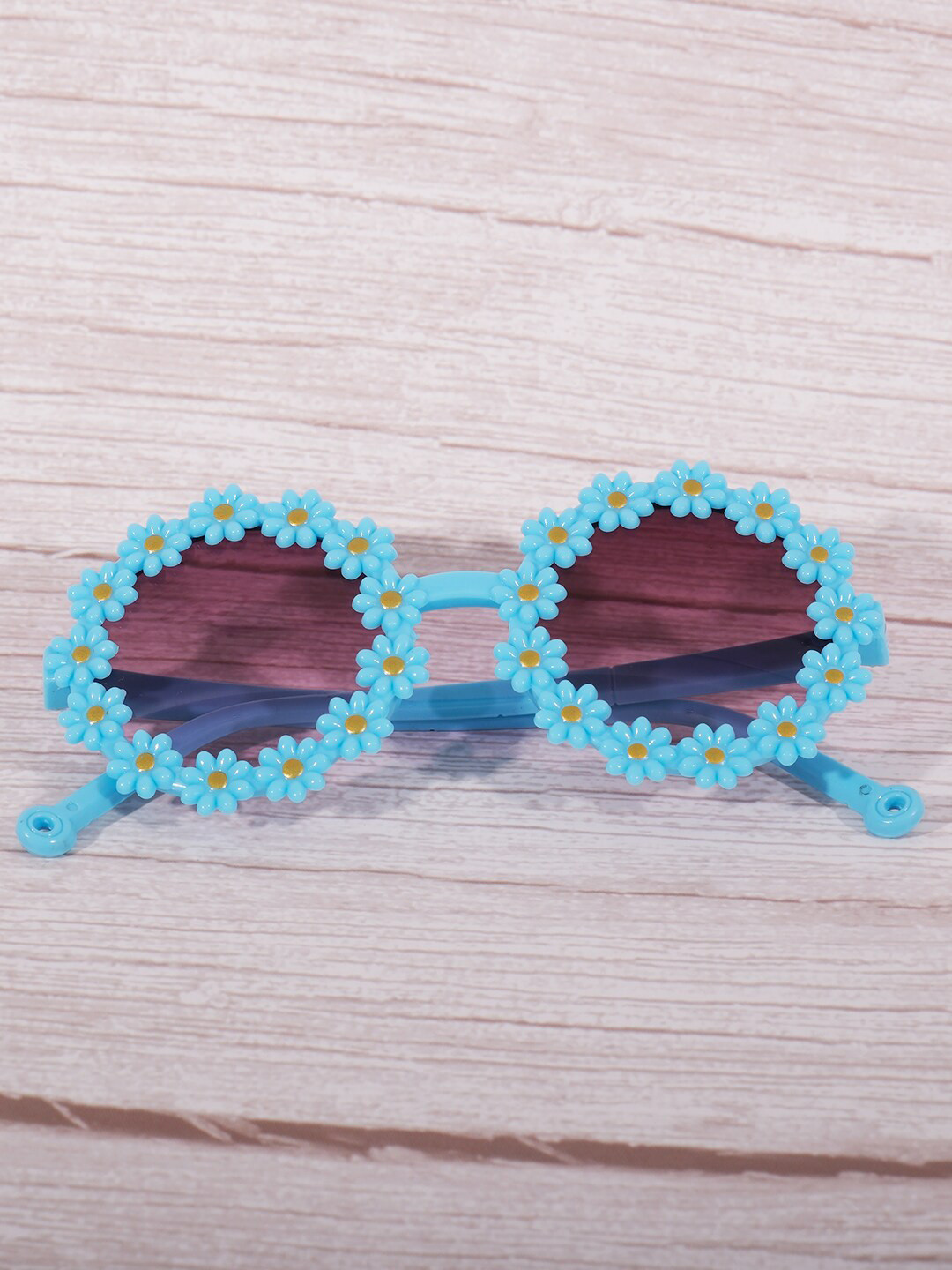 DukieKooky Kids Floral Round Sunglass With UV Protected Lens DKSG456D