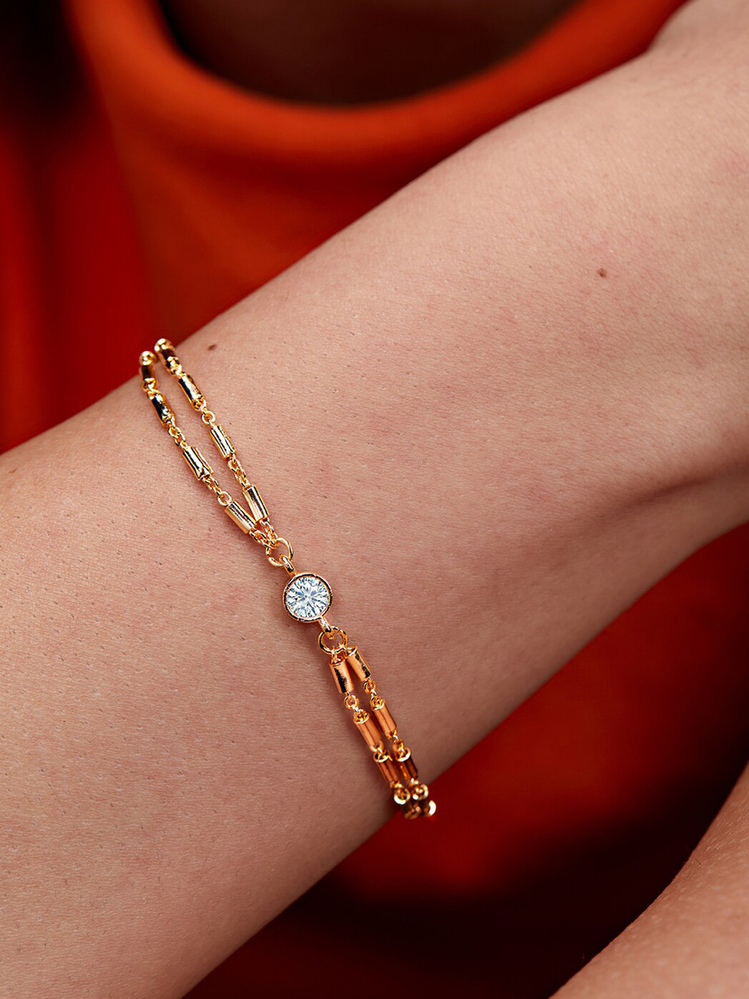 MINUTIAE Gold-Plated Link Bracelet