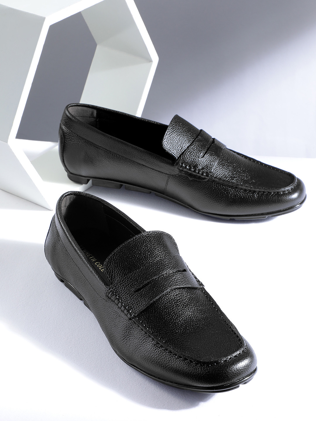 Kenneth Cole Men Leather Formal Penny Loafers