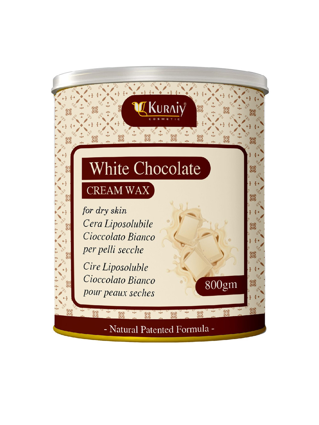 KURAIY White Chocolate Cream Wax For Dry Skin Smooth Hair Removal - 800g