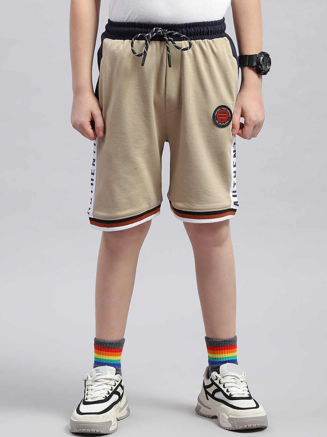 Monte Carlo Boys Mid-Rise Cotton Shorts