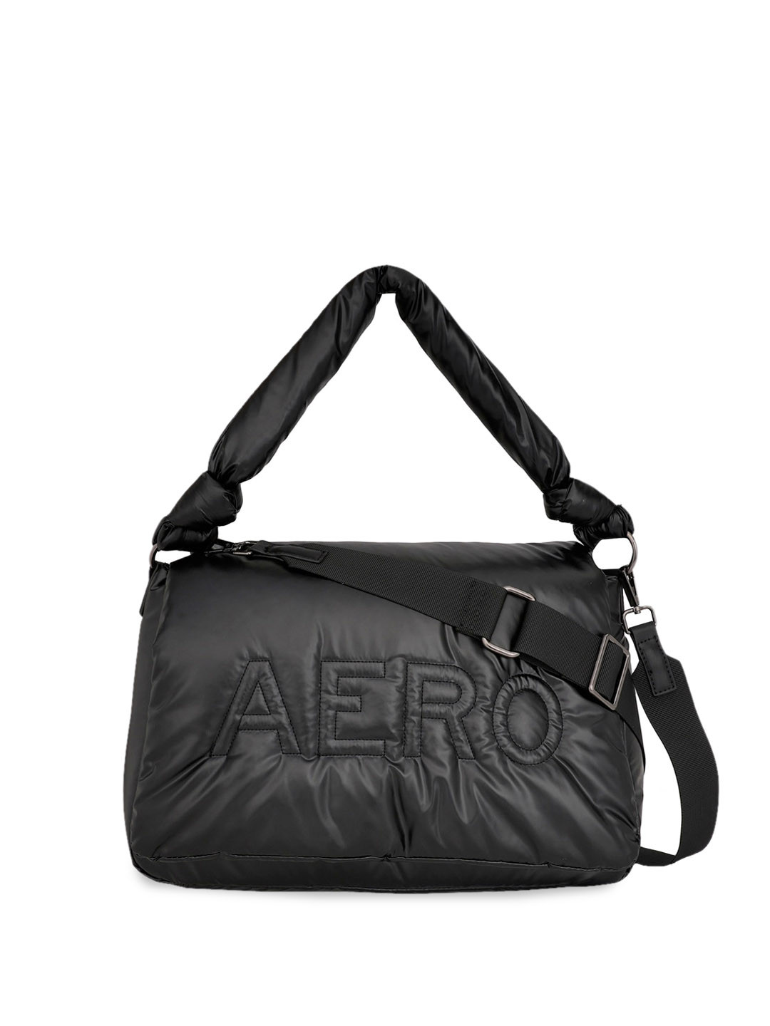 Aeropostale Zelie Brand Logo Textured Shopper Handheld Bag