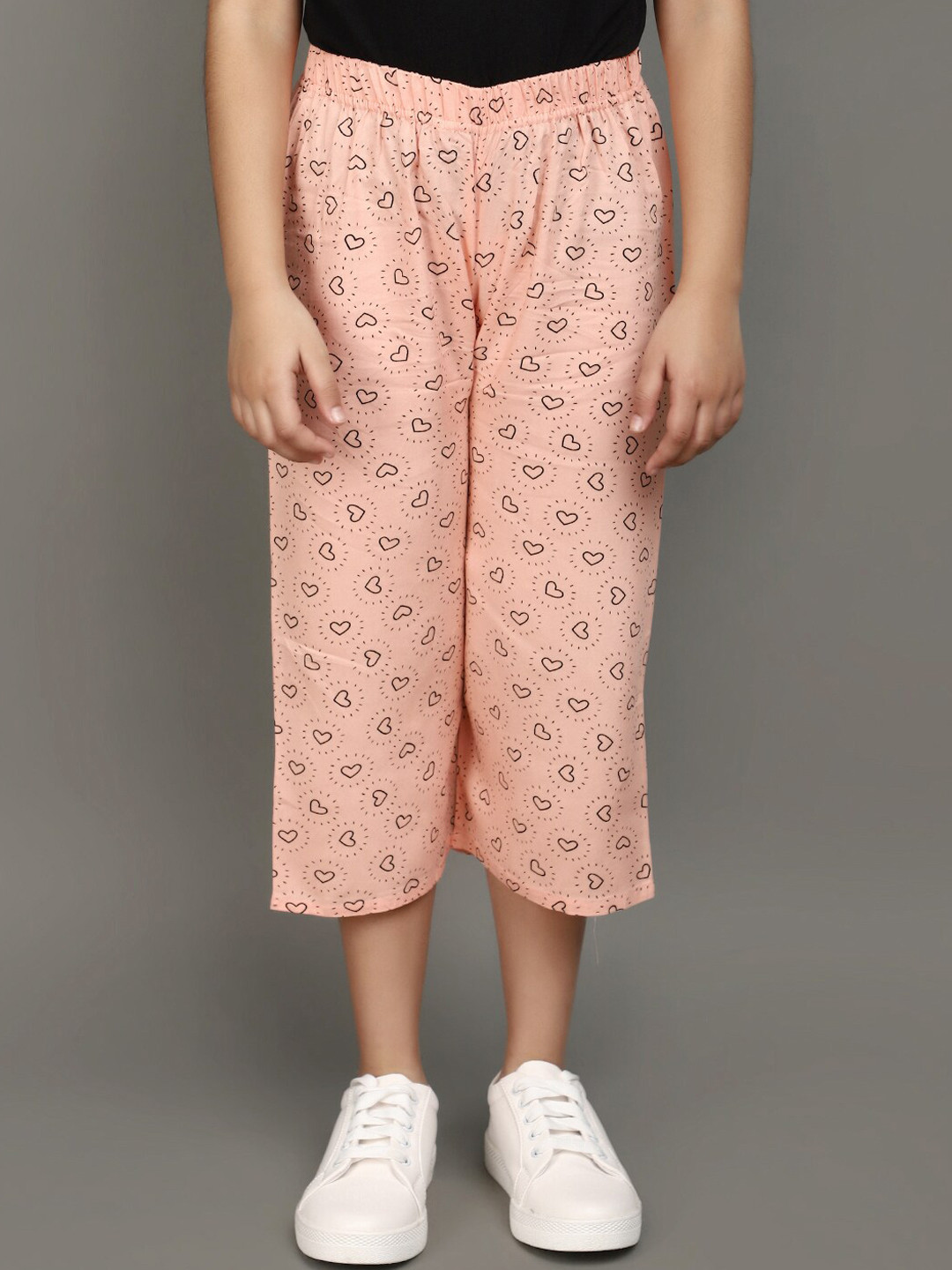 V-Mart Girls Printed Mid-Rise Capris
