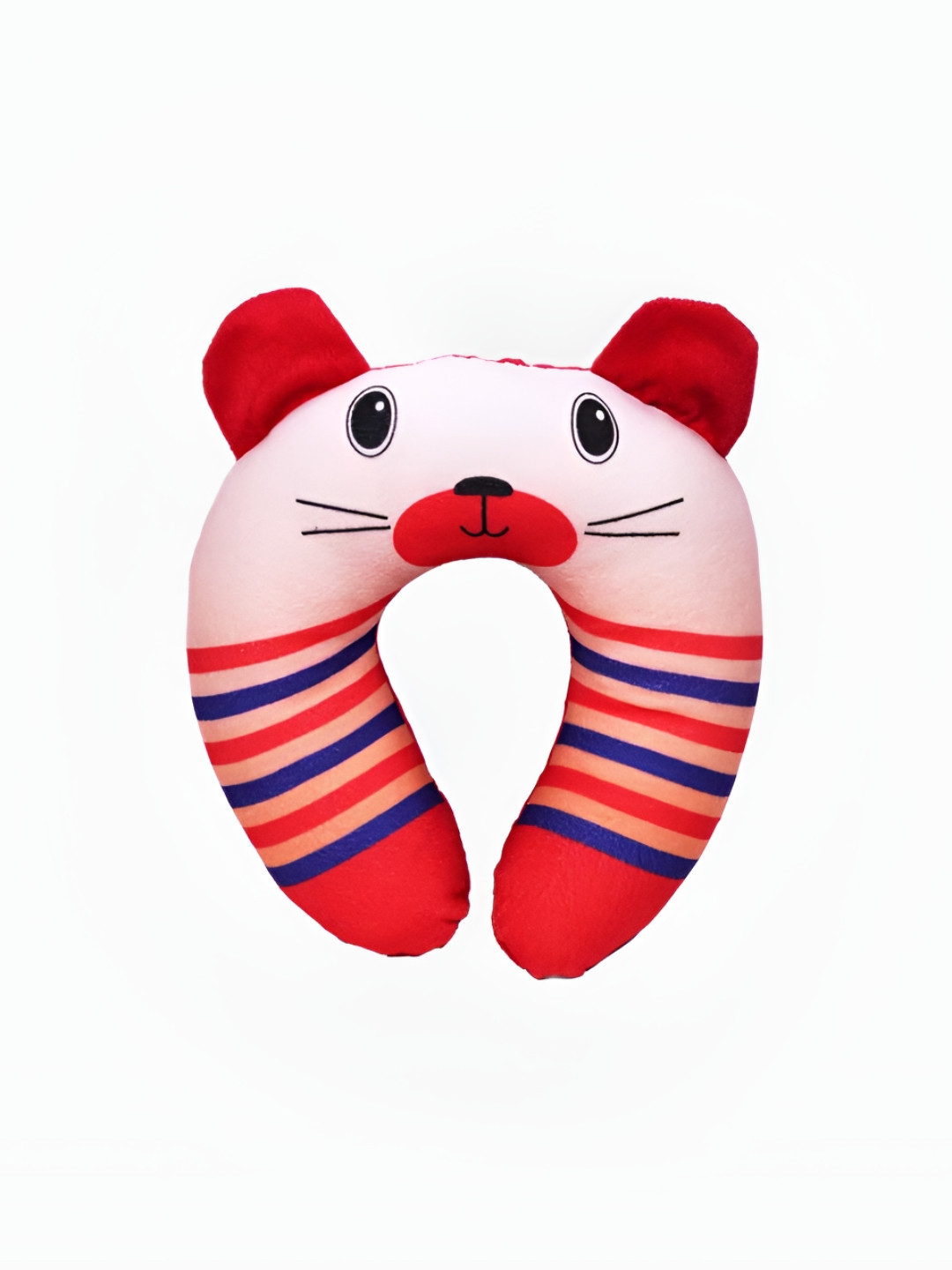 PINKBUNNY Red Animal Print Cotton Ultra Soft Cotton Baby Pillow-6 x 22.9 x 26.1 cm