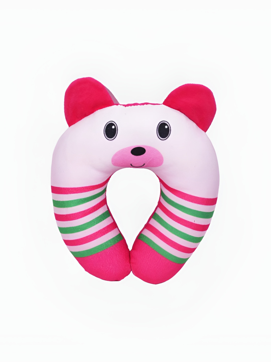 PINKBUNNY Pink Animal Print Cotton Ultra Soft Cotton Baby Pillow-4 x 25 x 25 cm