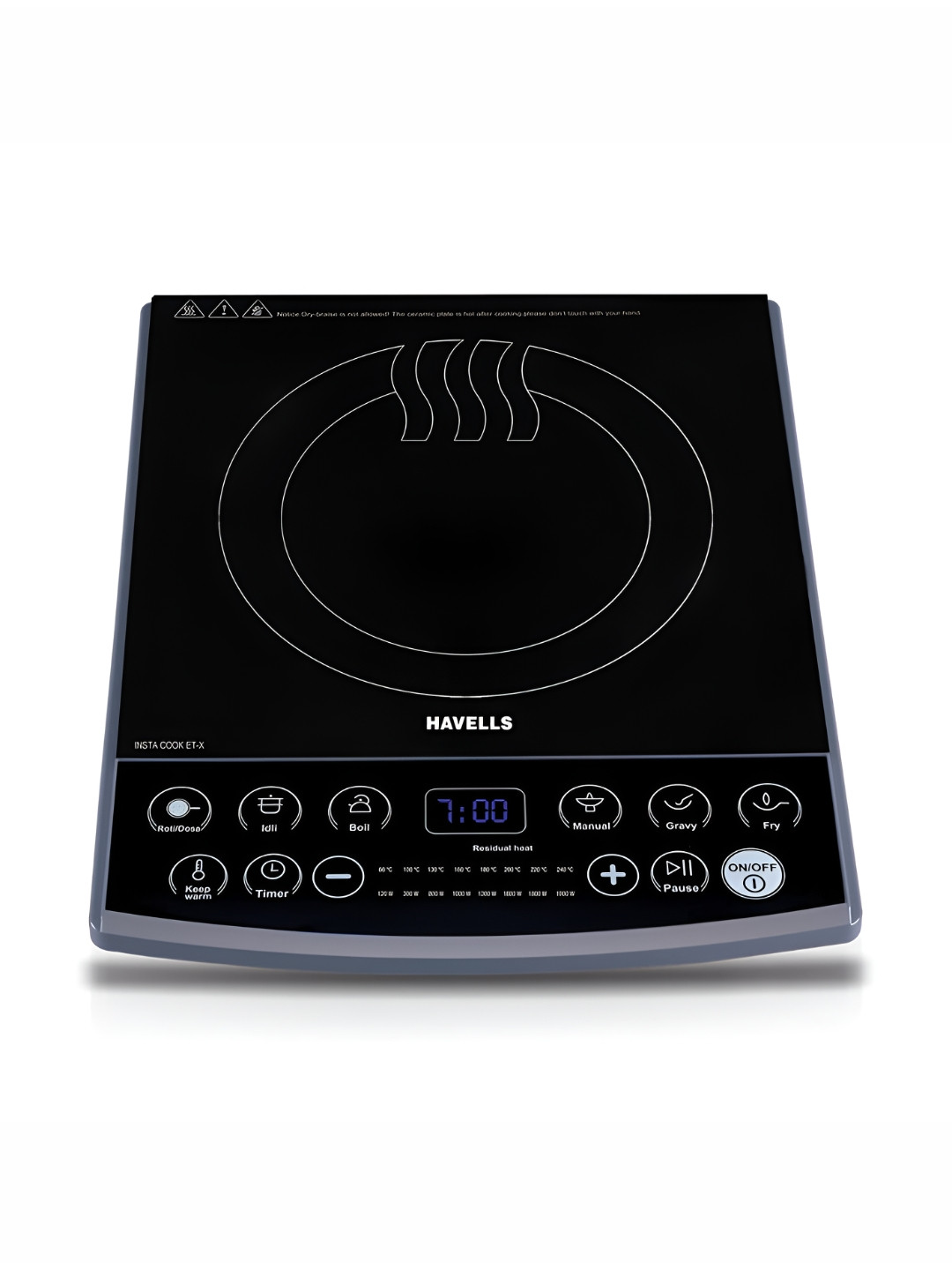 Havells Insta Cook ET-X 1900 W Quick Heat Ceramic Plate Induction Cooktop