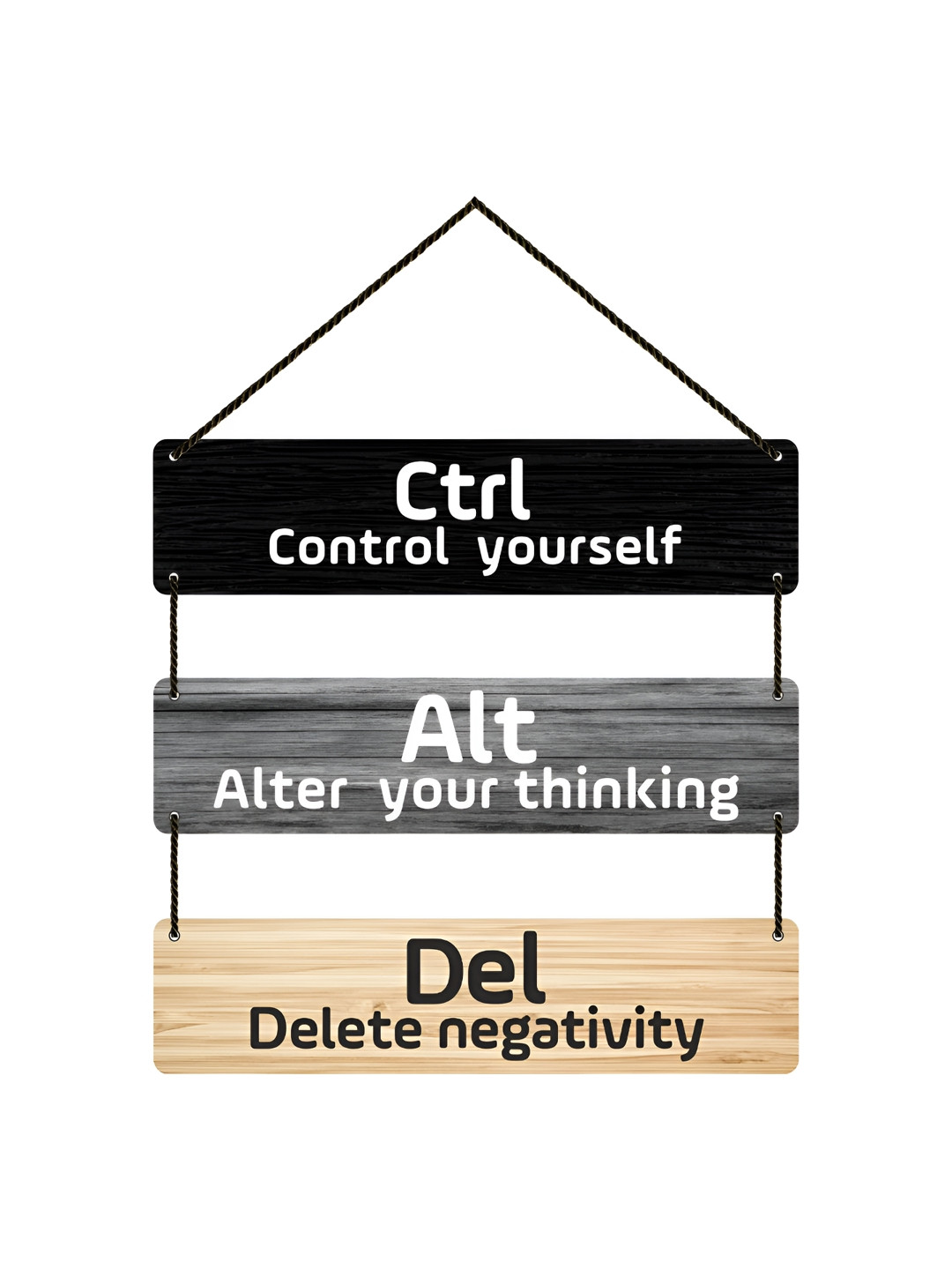 Home Delight Exuberant & Luxury Decor Wood Matte Hanging Hall Wall Hangings-13.8In