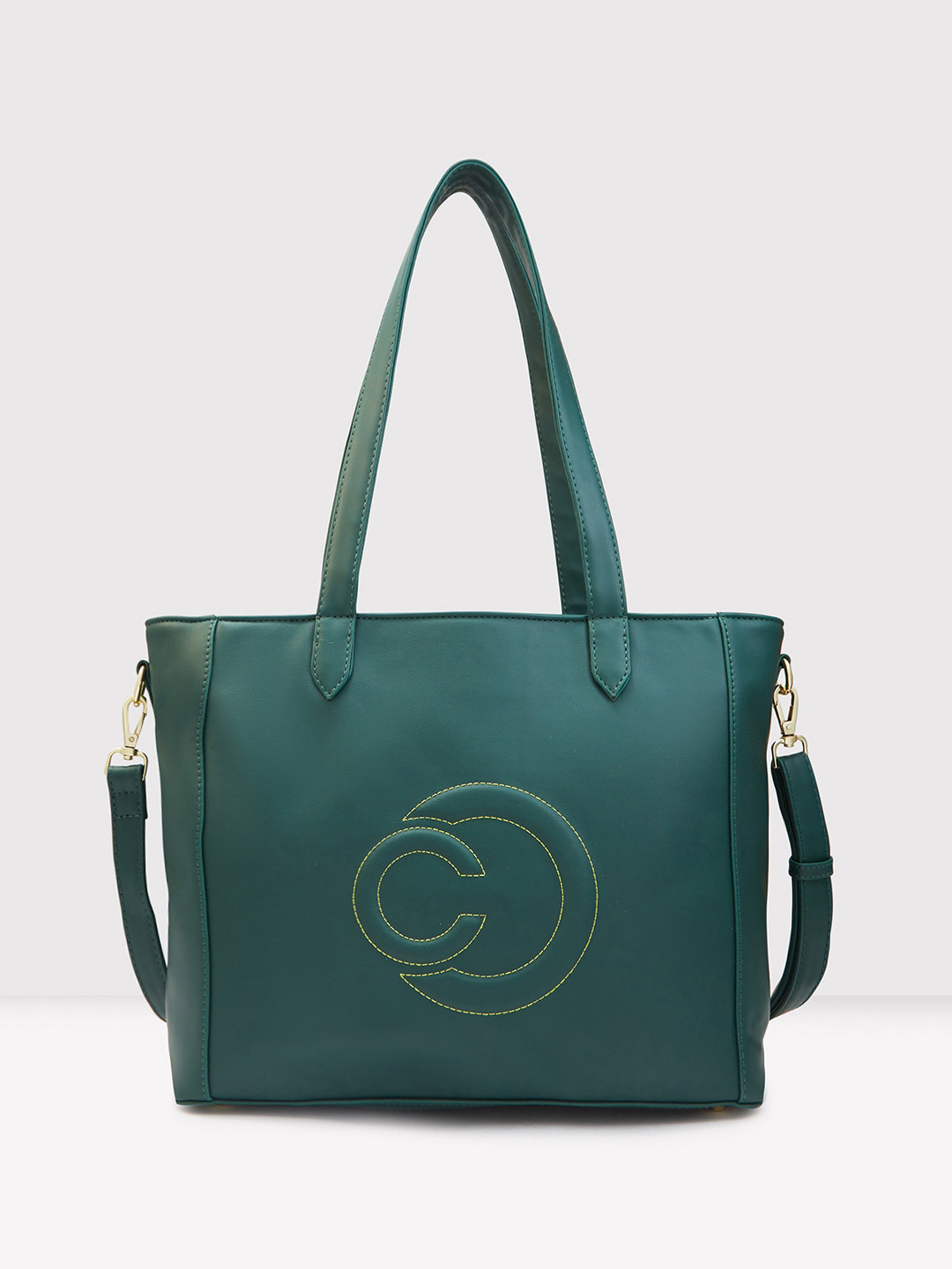 Caprese Dora Women Green Large Tote Bag