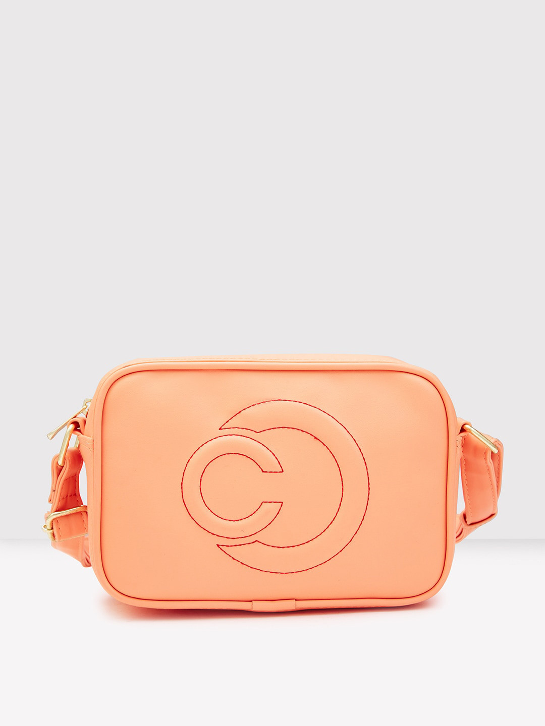 Caprese Dora Women Coral Medium Sling Bag