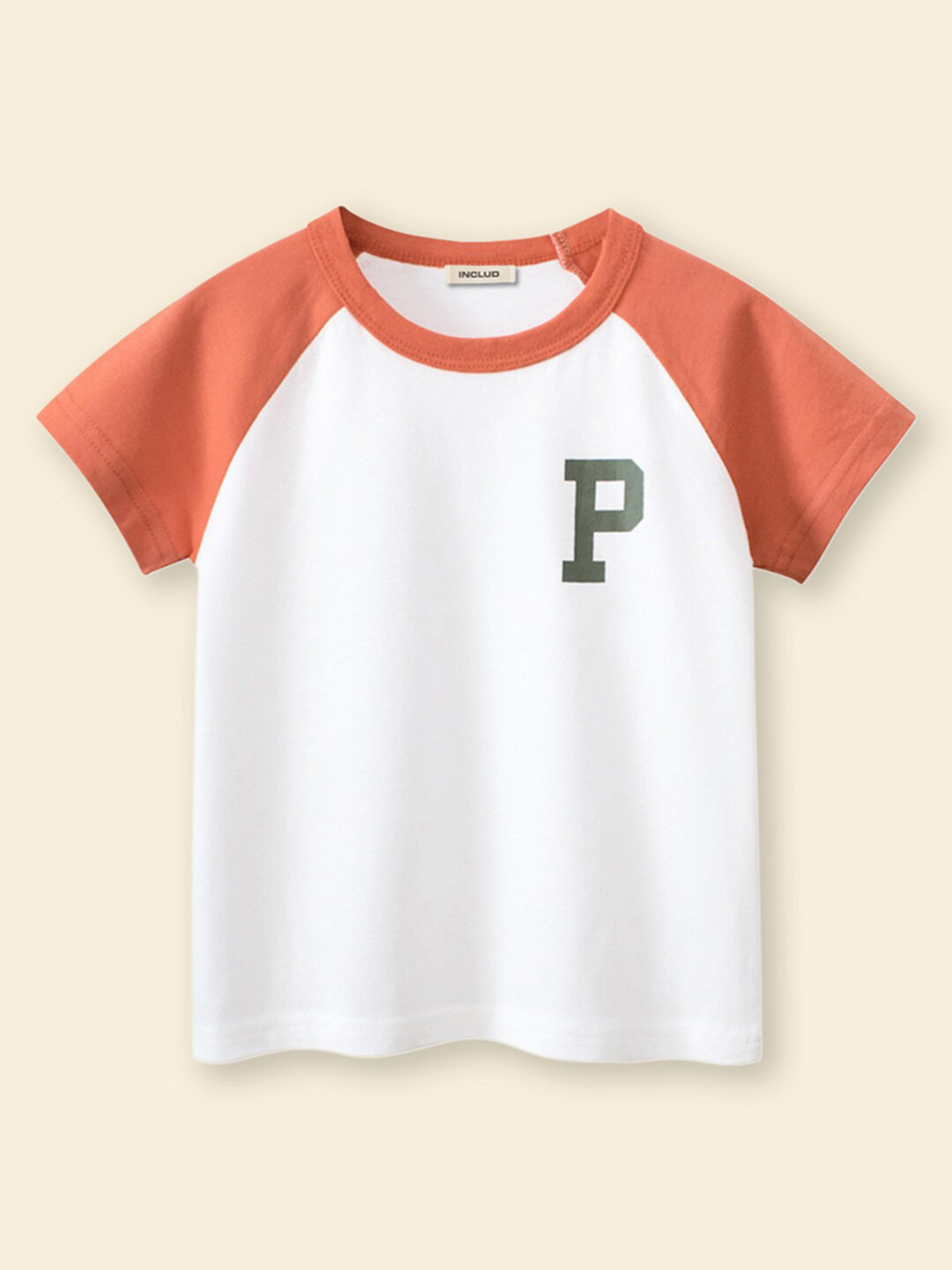 INCLUD Boys Colourblocked Raglan Sleeves T-Shirt