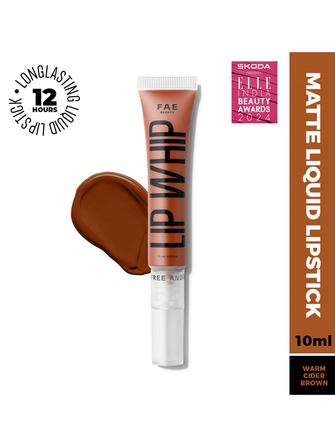 FAE BEAUTY Lip Whip 12H Matte Liquid Lipstick-10ml-Grind-026
