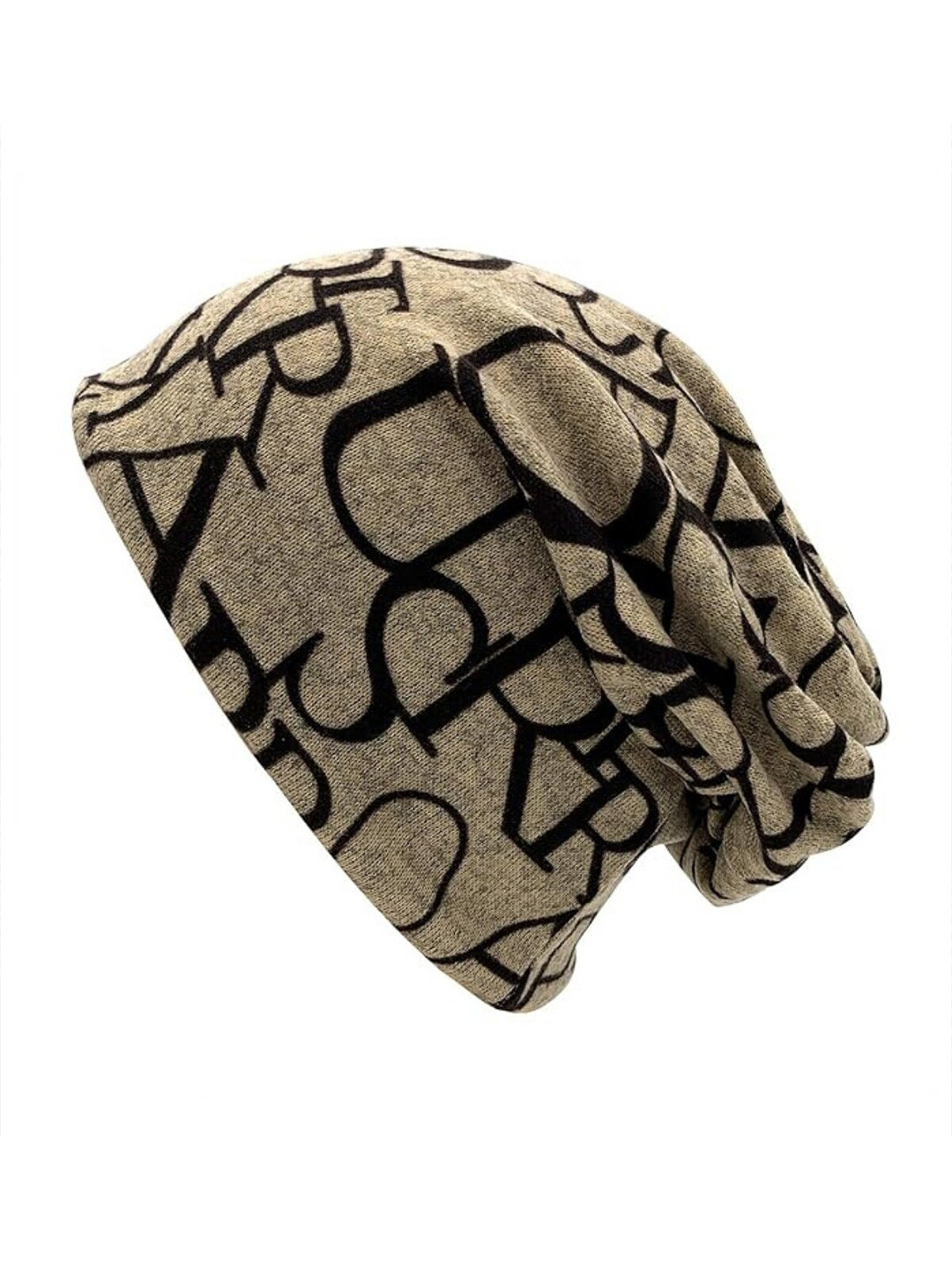 YOUSTYLO Unisex Printed Soft Cotton Slouchy Beanie Cap