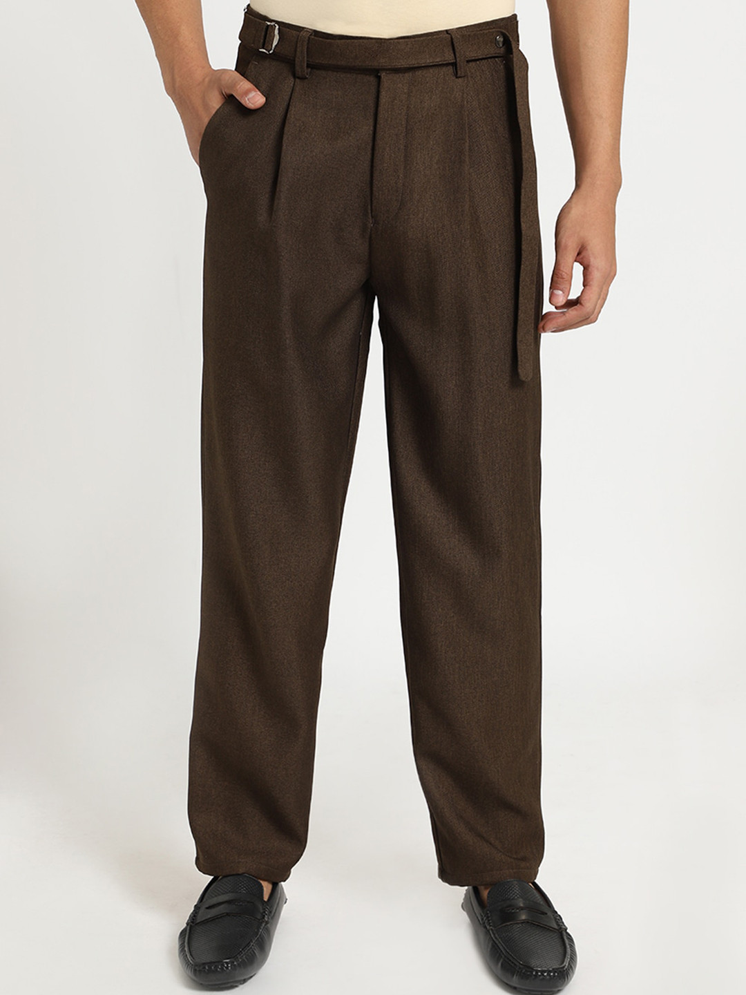 Banana Club Men Classic Pleated Gurkha Trouser