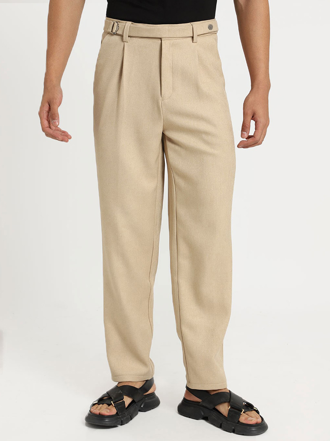 Banana Club Men Classic Pleated Korean Trousers