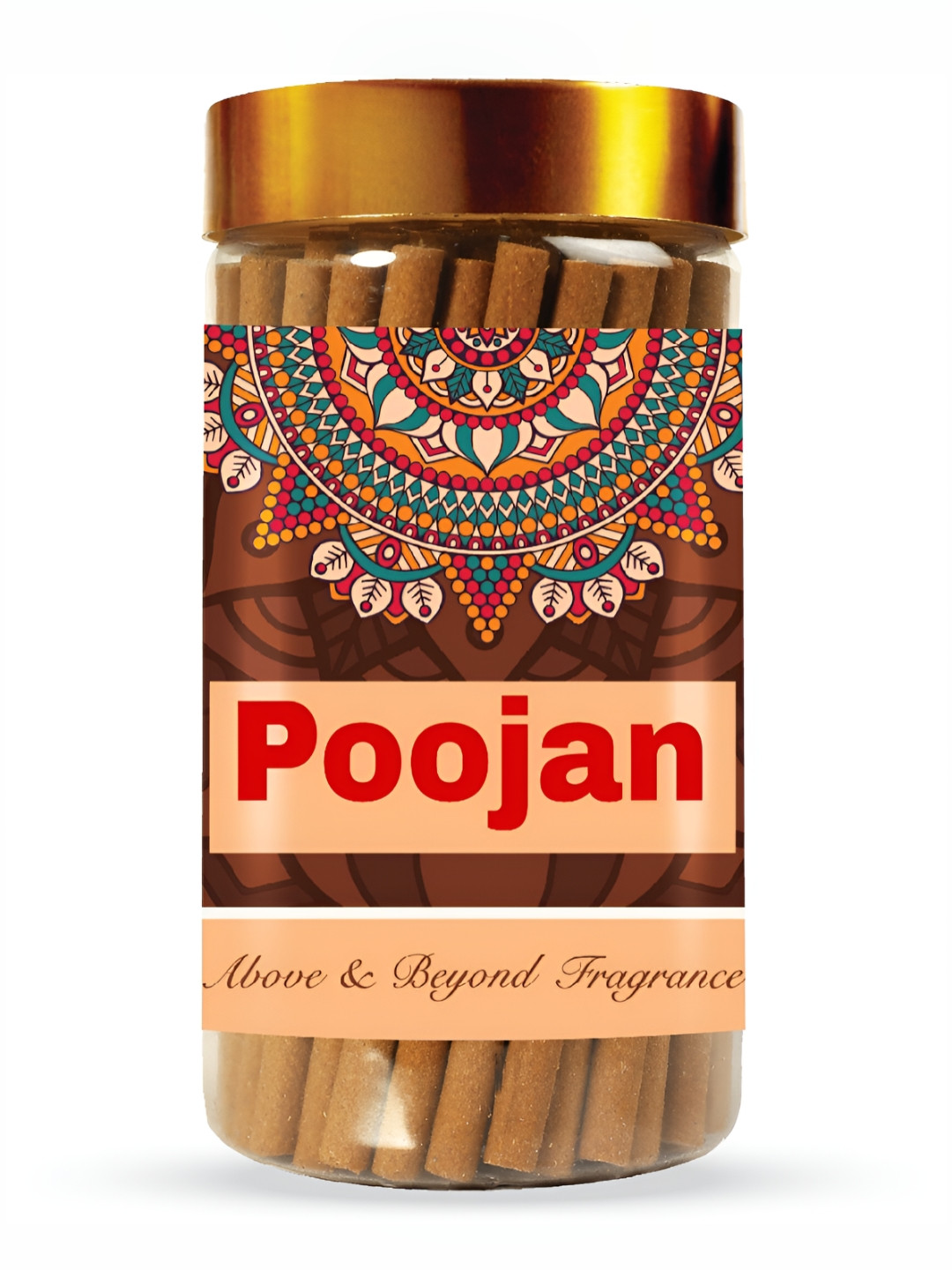 THE RUPAWAT Perfumery House Brown Poojan Incense Sticks
