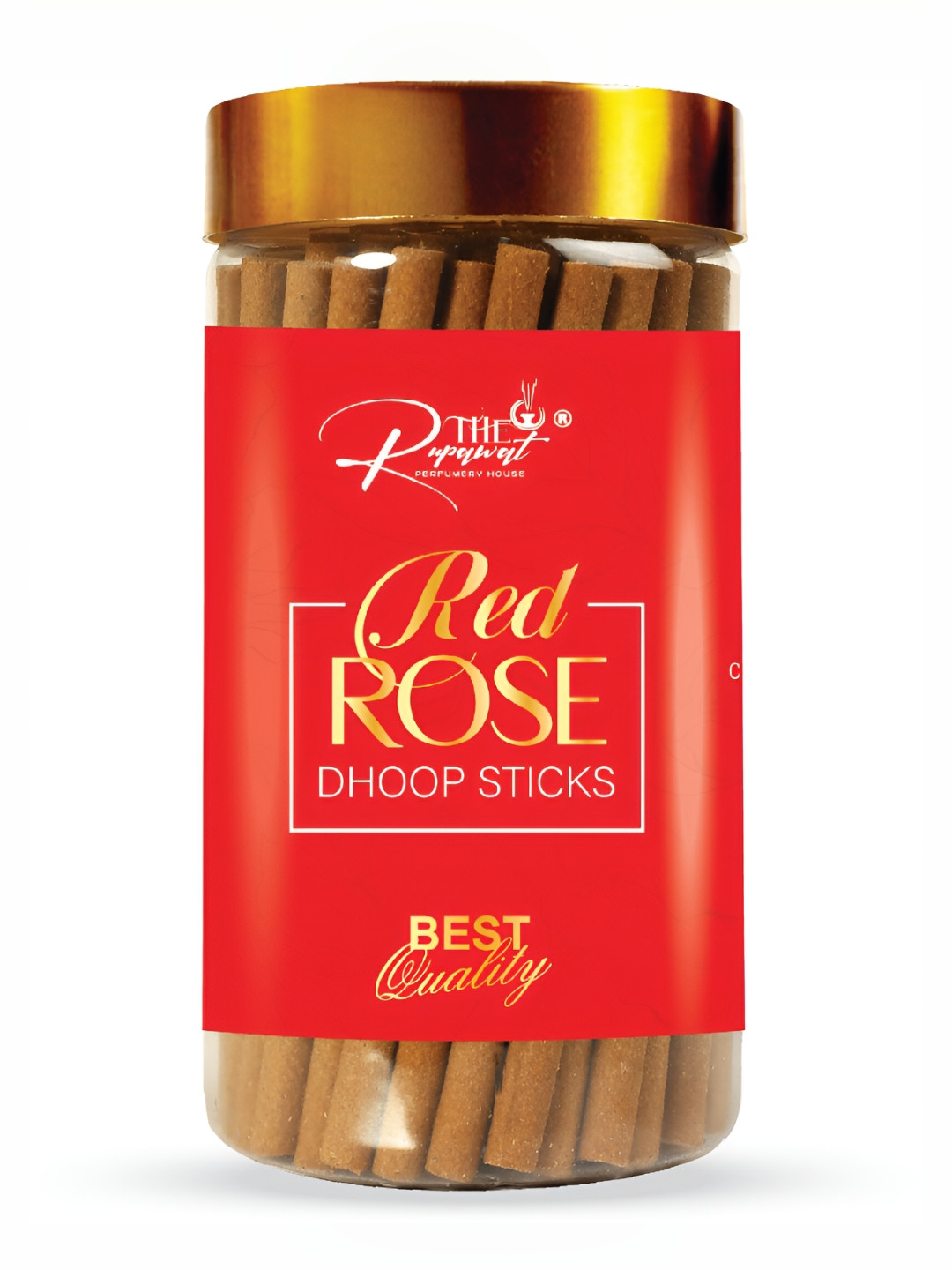 THE RUPAWAT Perfumery House Brown Red Rose Dhoop Sticks