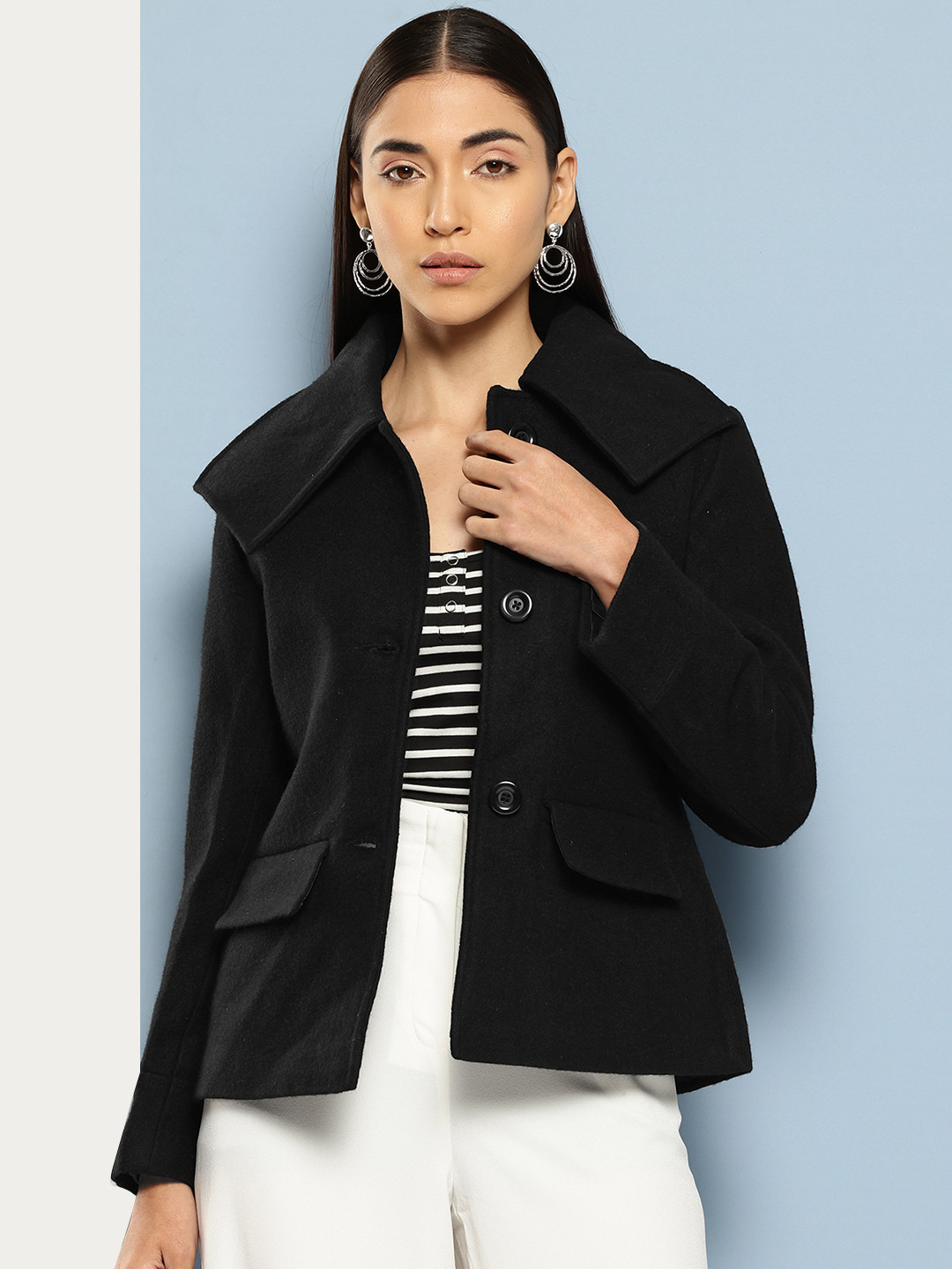 Chemistry Shoulder Tabs Overcoat